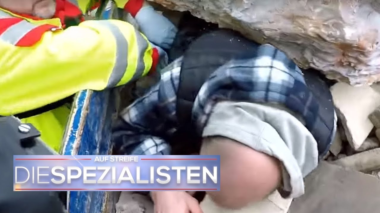 Mann unter Skulptur eingeklemmt: Kann er gerettet werden? | Teil 1/2 | Die Spezialisten | SAT.1 TV
