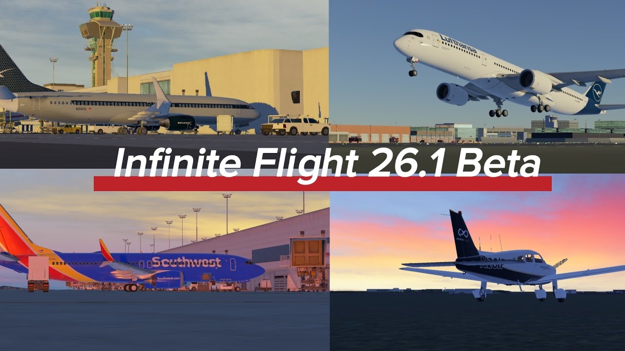 Testing the Infinite Flight 26.1 Beta | New graphics, Lighting, and Aircraft!
