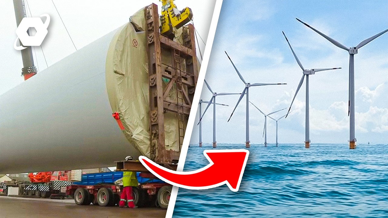 How Giant Wind Turbines Are Built: A Manufacturing Journey