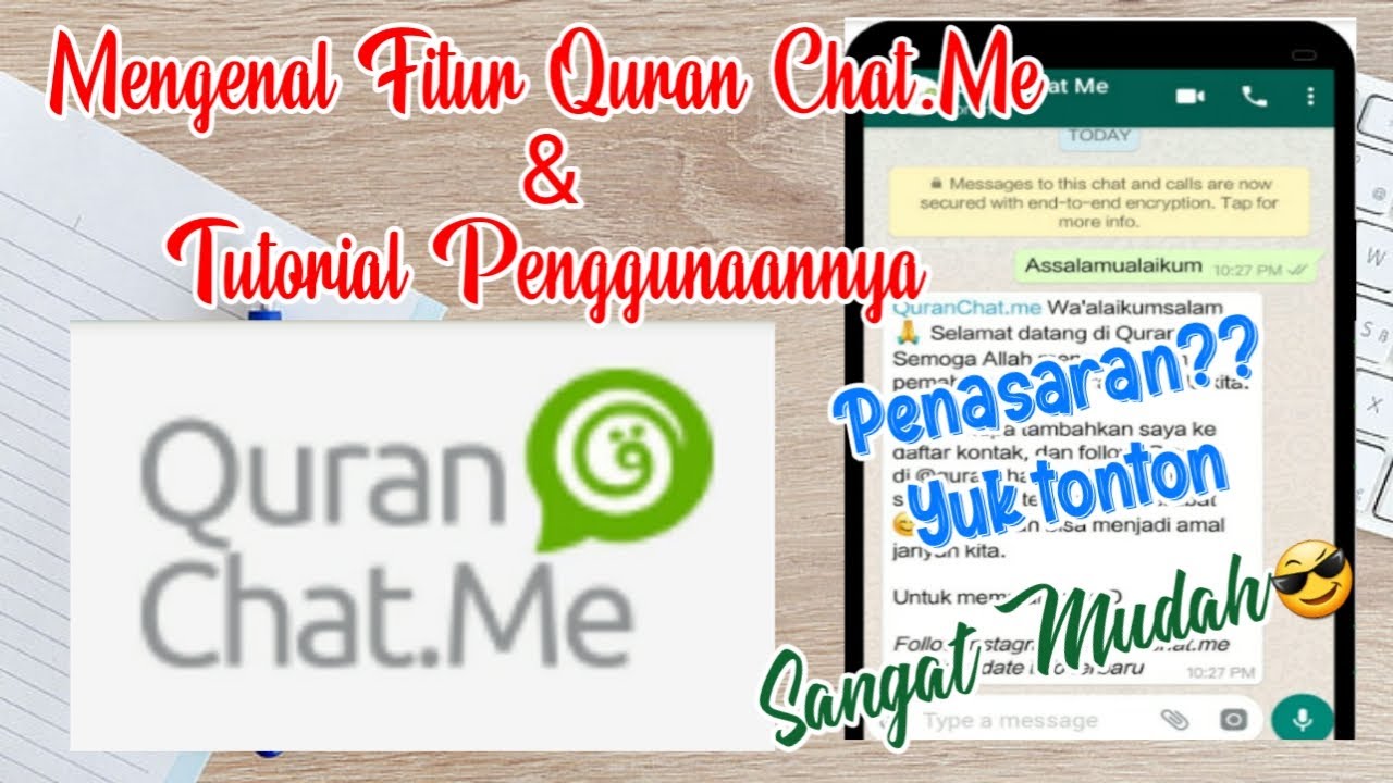 Mengenal Fitur Quran Chat.Me dan Tutorial Penggunaannya Via WhatsApp Terbaru 2020!!!
