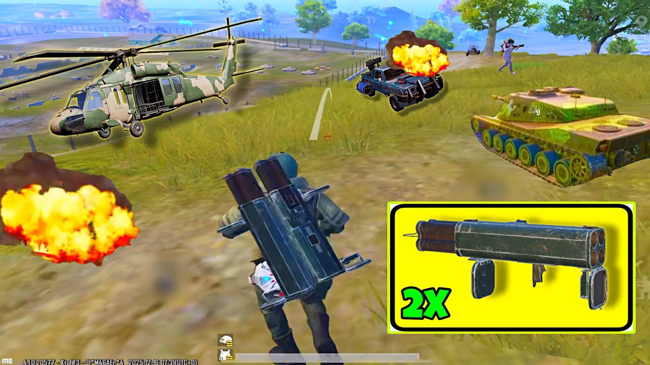 Double M202 Destroy Tank Jet Helicopters🔥in PAYLOAD 3.0 | PUBG MOBILE
