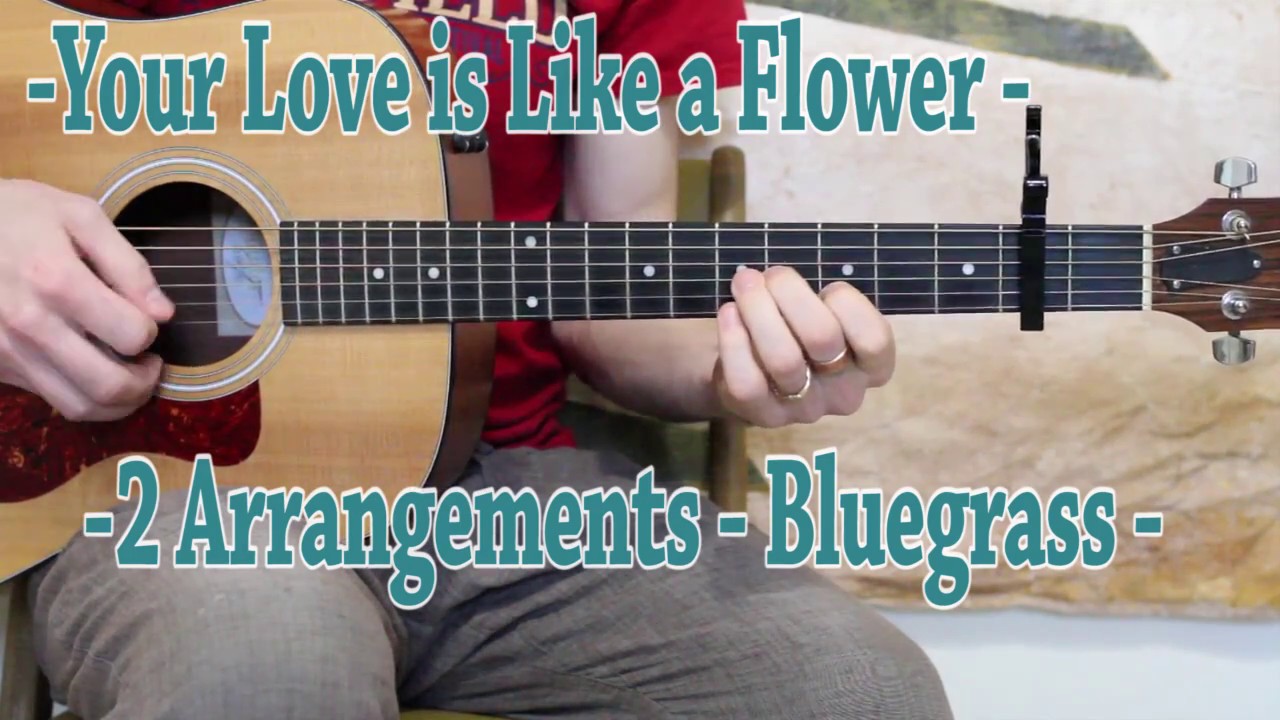 Your Love is Like a Flower - Bluegrass Guitar Lesson