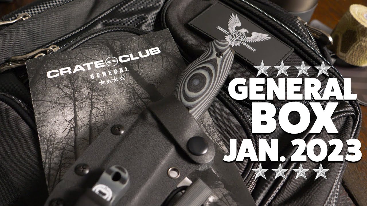 Crate Club Tactical Survival Box: Winter 2023 General Box (Unboxing)