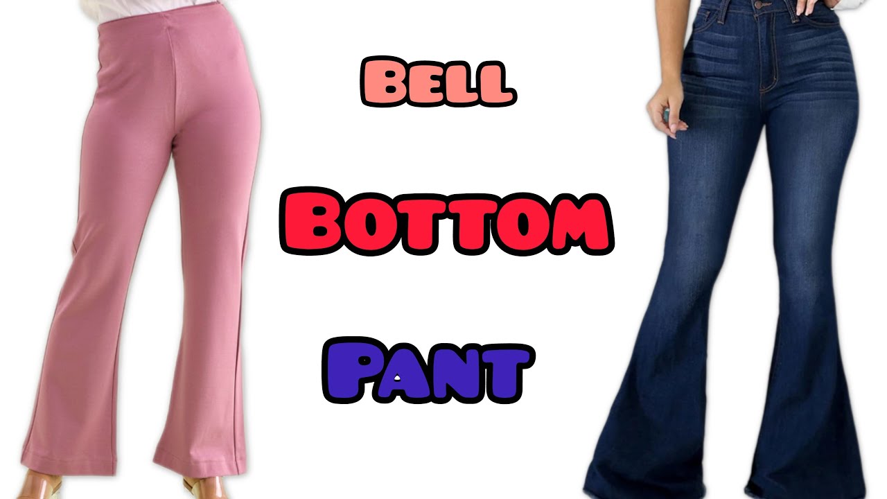 Bell bottom pant | step by step sikhe Bell bottom pant cutting ✂️ and drafting 👖very easy technique.
