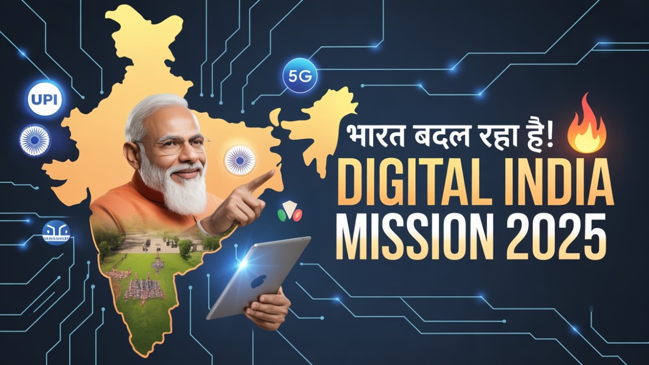 Digital India Mission 2025 🔥 | कैसे बदल रहा है भारत? | Hindi Explained