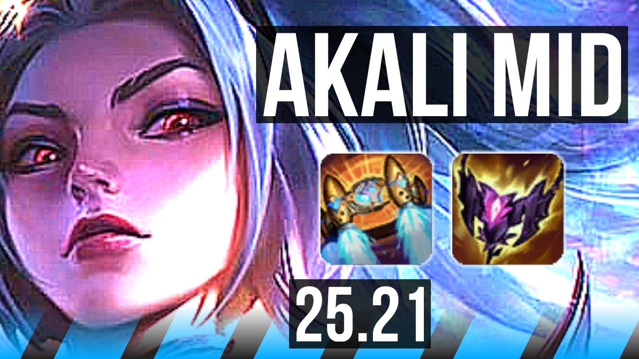 AKALI vs YONE (MID) | 12/1/7, Godlike | KR Master | 25.21
