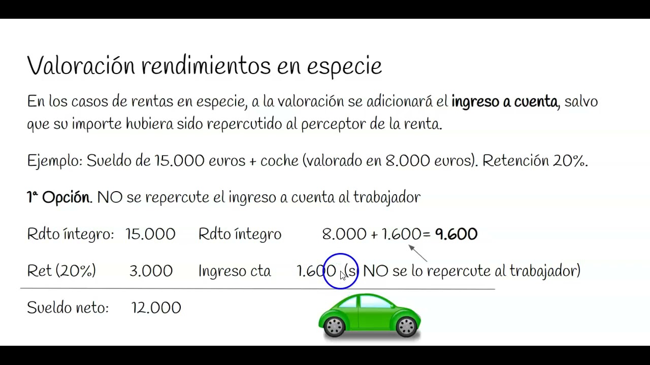 IRPF Ingreso a cuenta