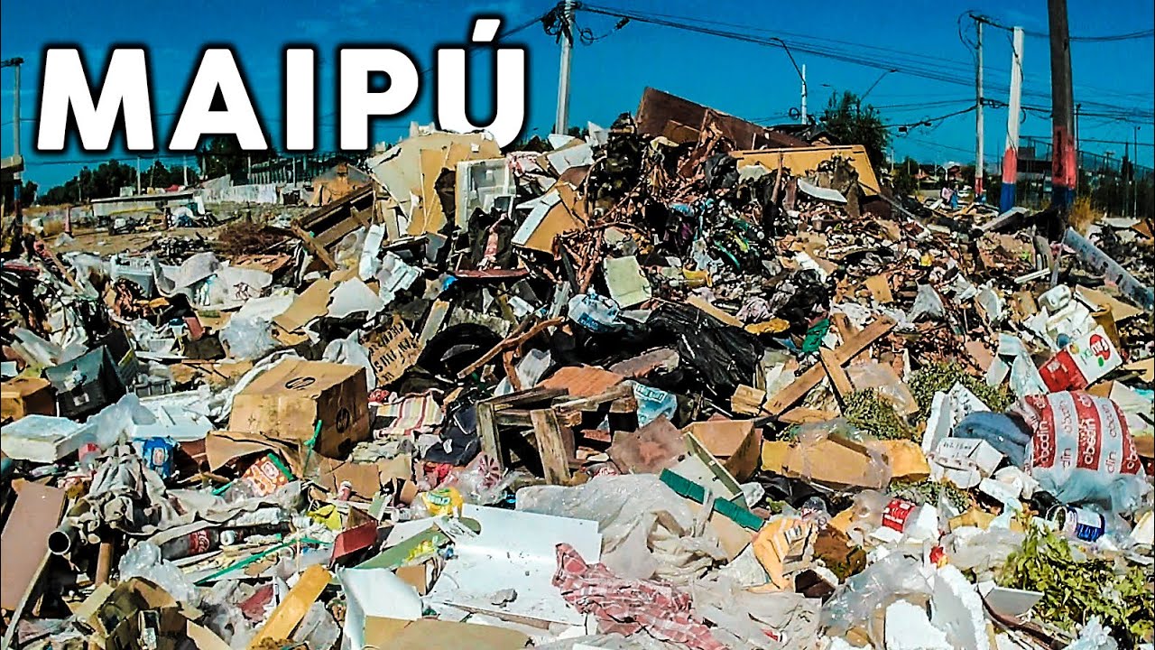 ¿Es MAIPÚ la COMUNA MÁS COCHINA de Chile? Recorrido por calle Del Ferrocarril