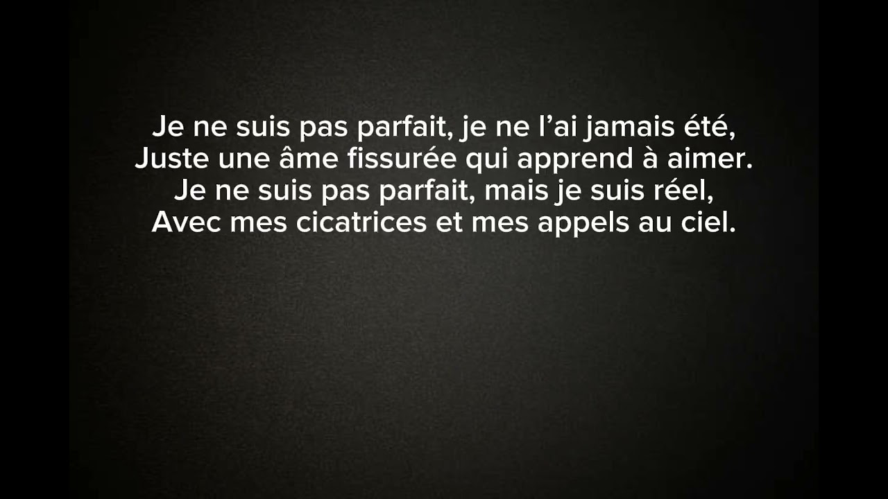 REGGAE, I'M NOT PERFECT, (paroles Eric.Theulier) love song