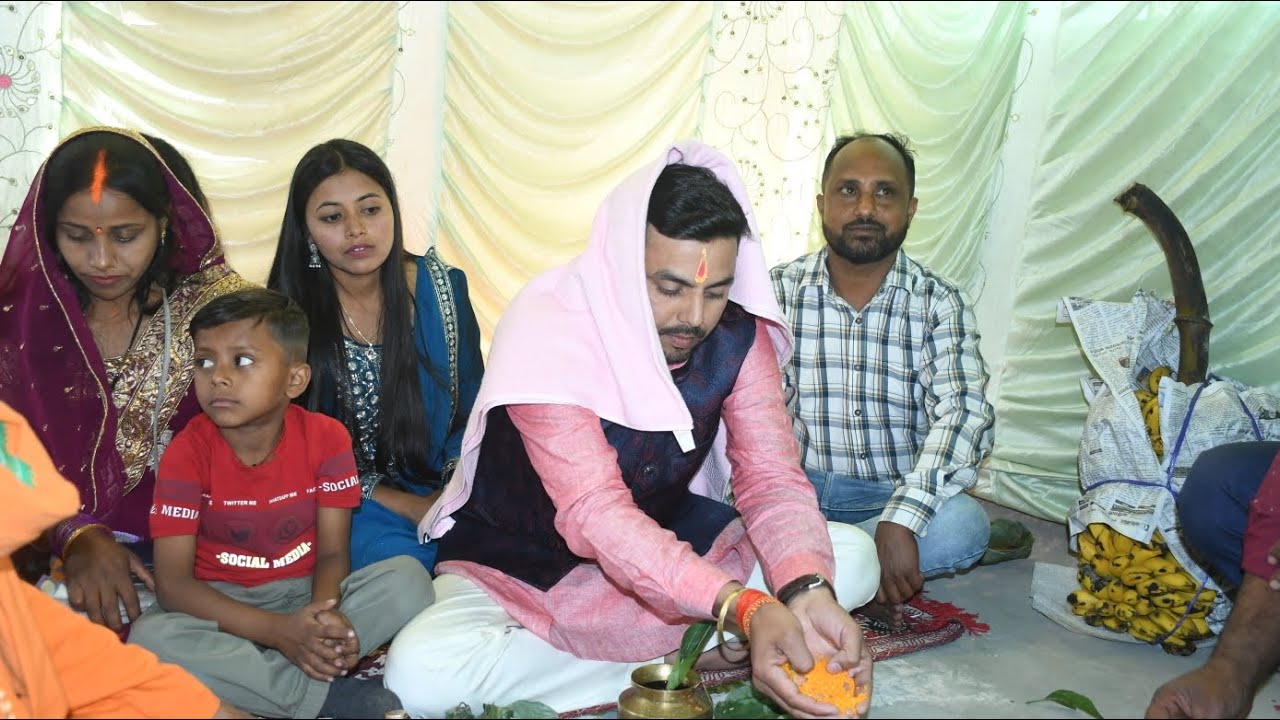 Tilak ceremony rajkishor weds kajal 