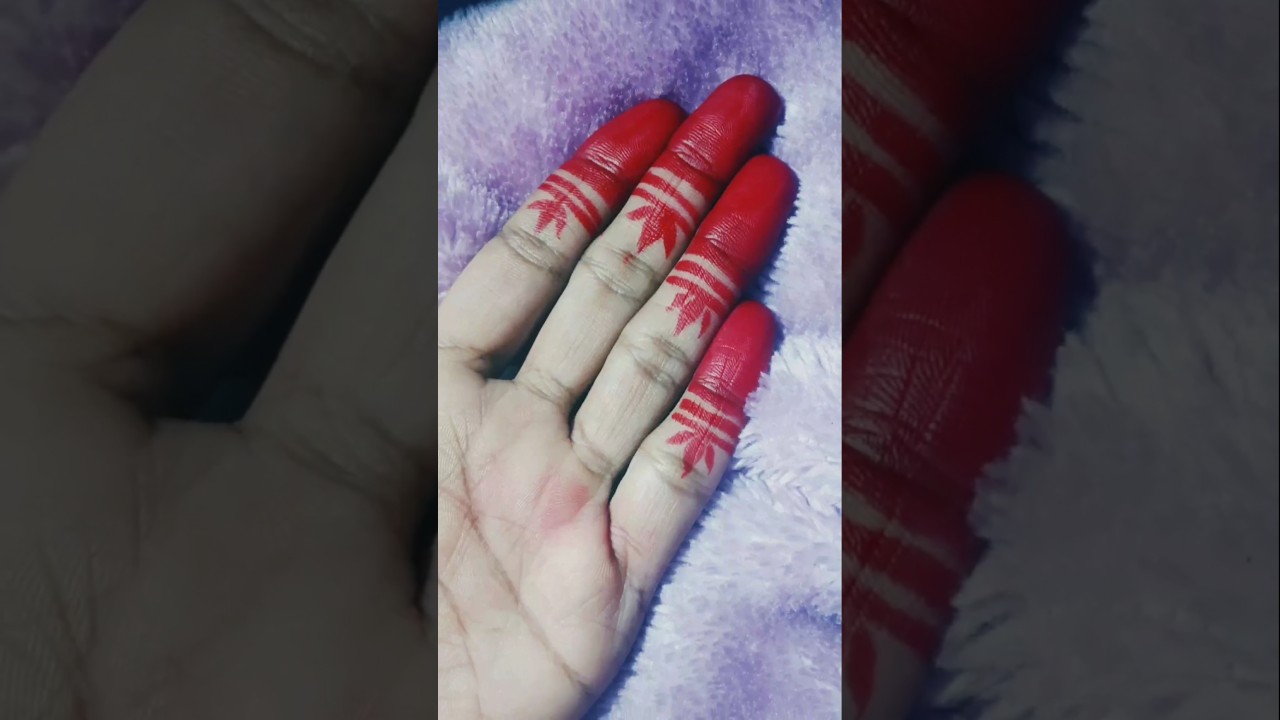 😍 super easy instant mehndi design 