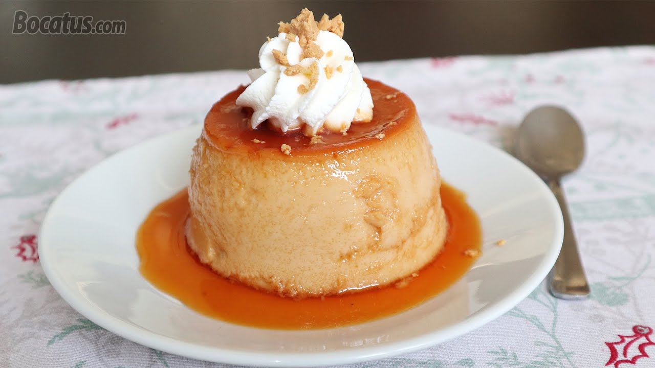 Флан из мягкой нуги (Хихона), простой и нежный