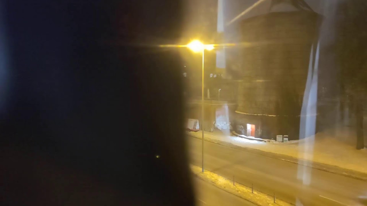 LIVE Real-Time Window View ❄️ Snowy Winter Night in Germany | No Loop • Relaxing City Ambience