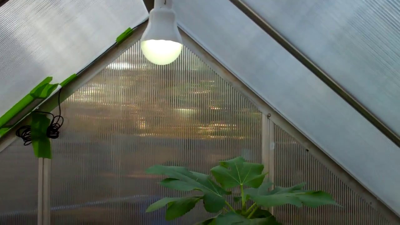 Part 1: Added Solar Powered Lights to the Greenhouse - LousFigs