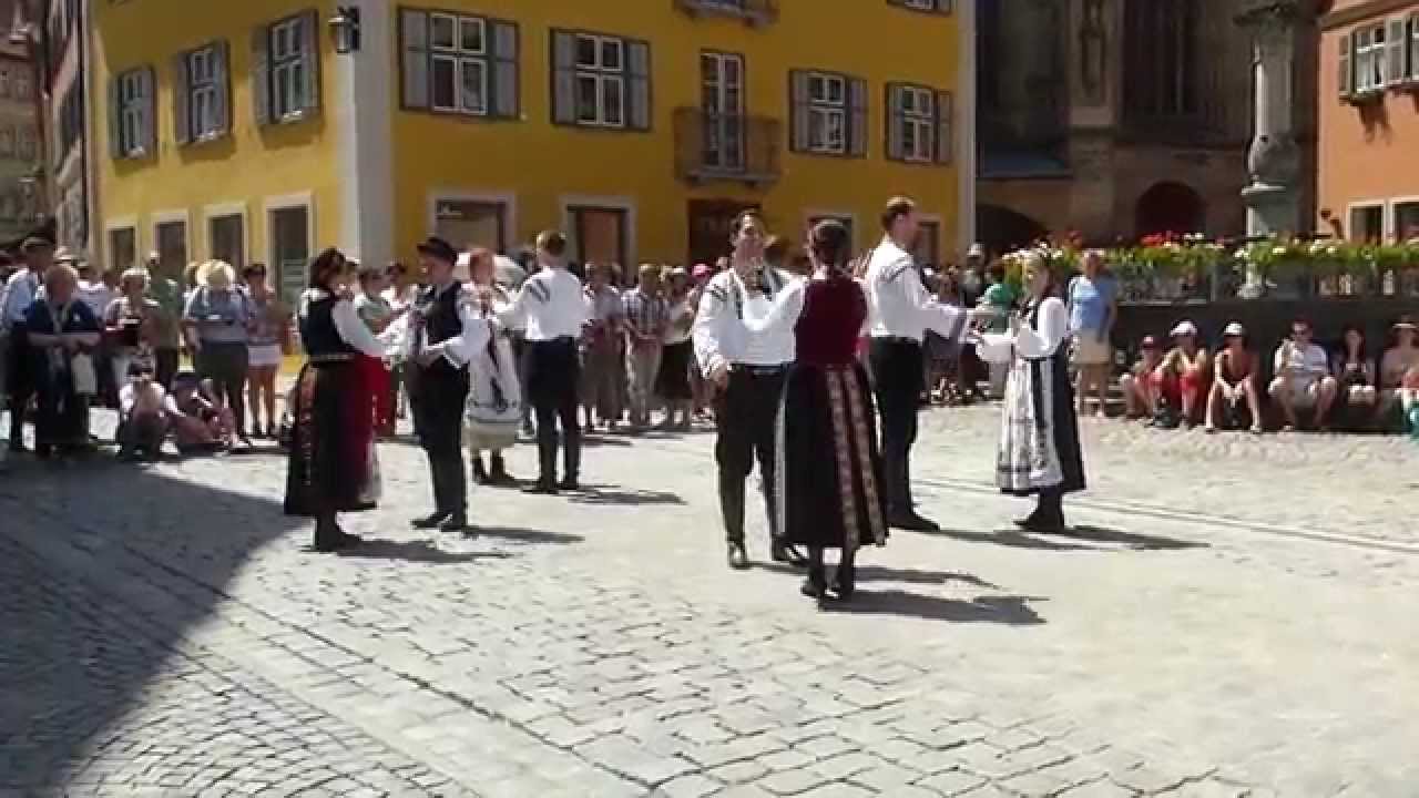Jugendtanzgruppe M&uuml;nchen - Schw&auml;bische Tanzfolge - Dinkelsb&uuml;hl 2014