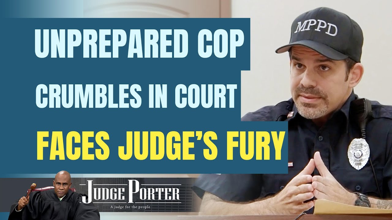 Unprepared Cop Crumbles In Court. Judge Gets Angry.