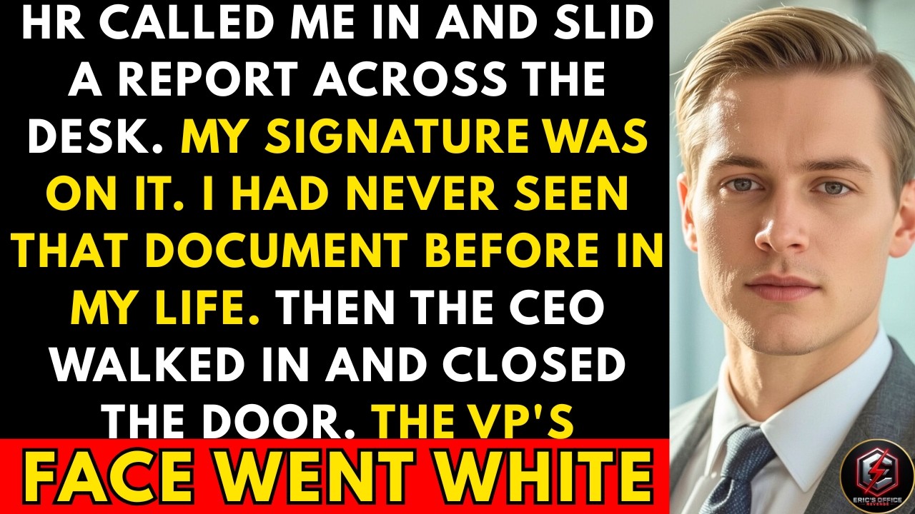 My Name Was Forged On A Report - Then The CEO Walked In And Said... | OFFICE REVENGE