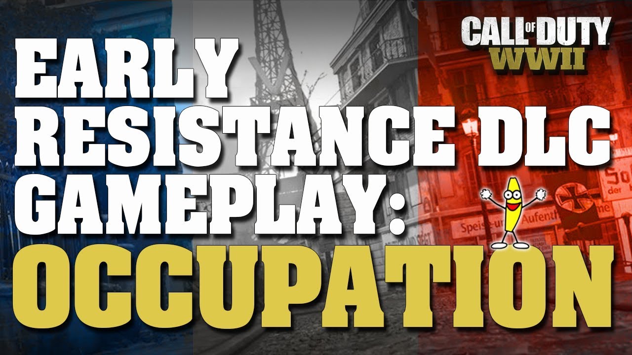 Modern Warfare 3 Resistance Map REMAKE - Occupation Map Review (Resistance Early Gameplay WW2 DLC 1)
