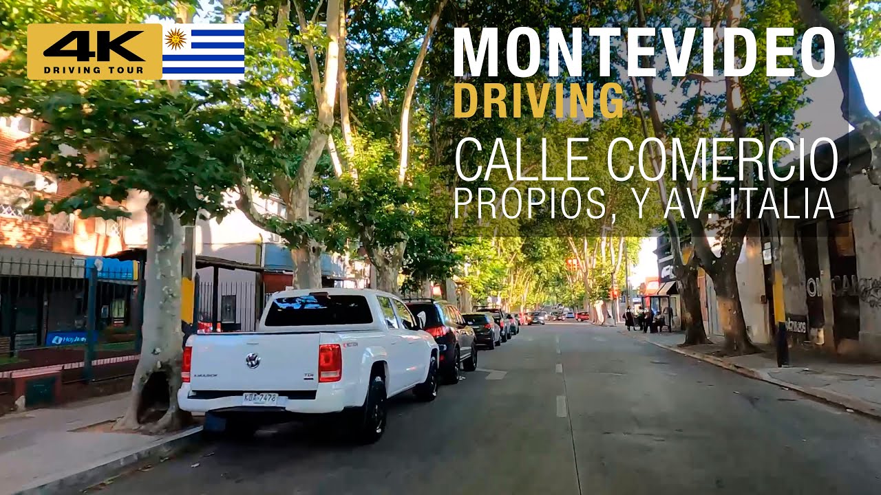 🇺🇾 MONTEVIDEO: Calles COMERCIO, PROPIOS, AV. ITALIA y otras. | Montevideo | DRIVING TOUR 2025 [ 4K ]