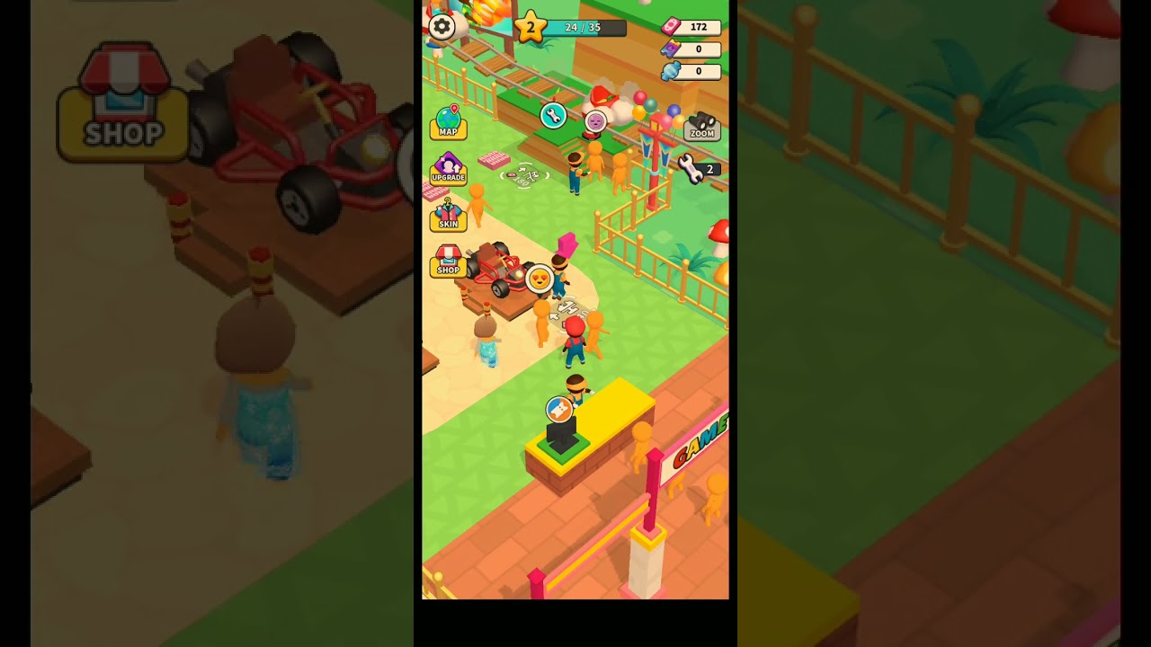 Amazing game for kids. Awesome Park idle game. Have fun with me 