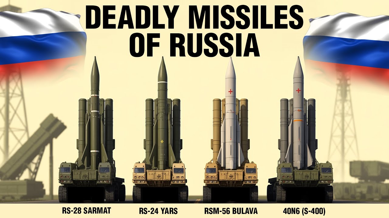 Top 12 Deadly Missiles Of RUSSIA in 2025