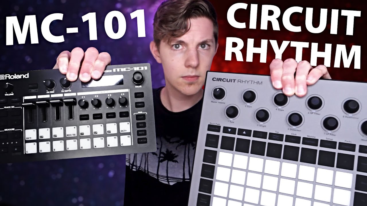 Novation Circuit Rhythm vs Roland MC-101