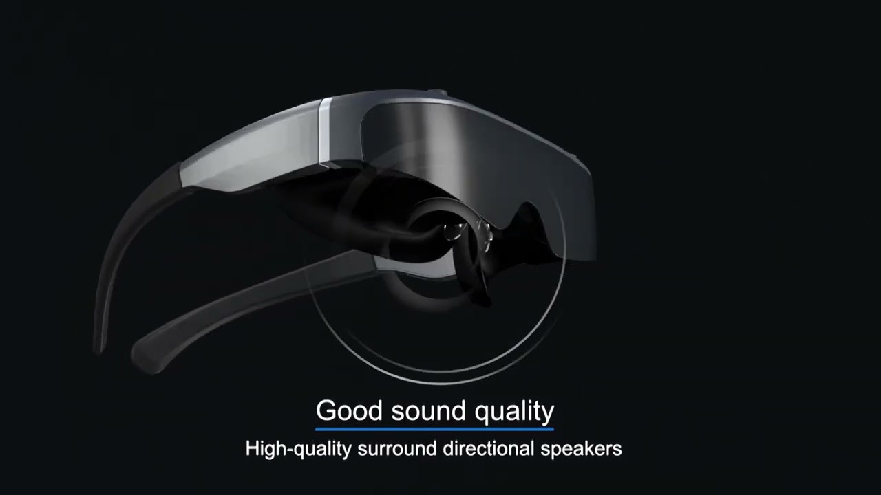 41 Degree FOV HDMI Interface 3D AR Head Mounted Display 1920x1080 Smart Glasses
