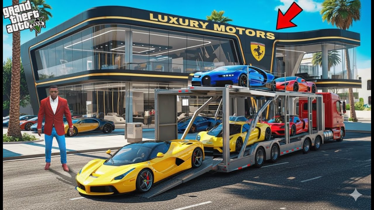 Michael buying new showroom [GTA V GAMEPLAY] #23