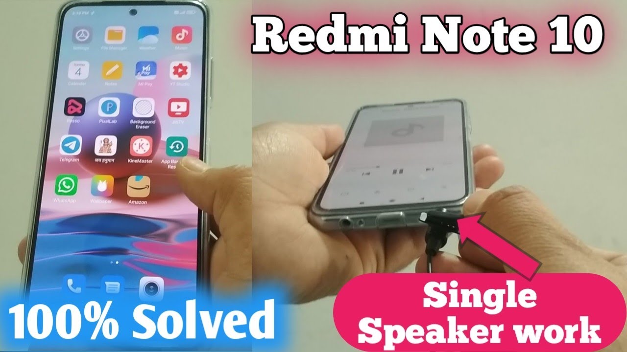 Redmi Note 10 Speaker Problem| Speaker Not Working| Single Speaker work in Hindi #Speaker #Redmi
