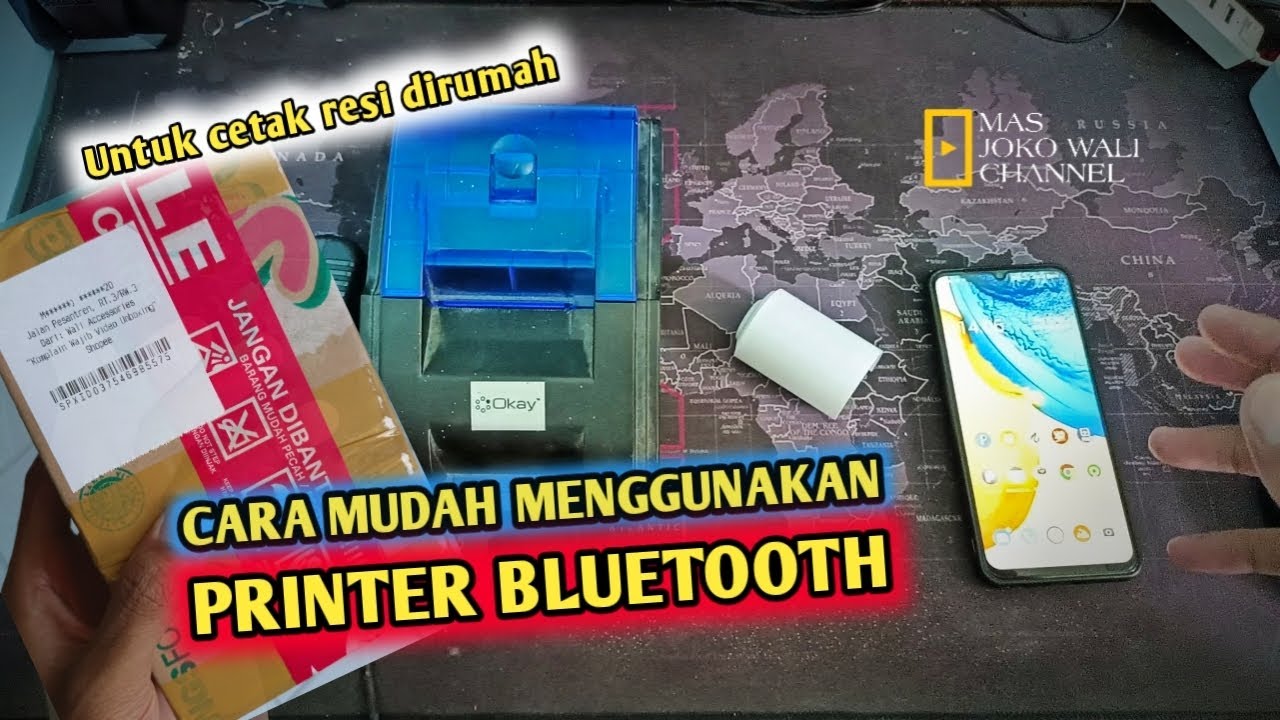 Cara Menggunakan Printer Bluetooth Untuk Cetak Resi by @Mas Joko Wali