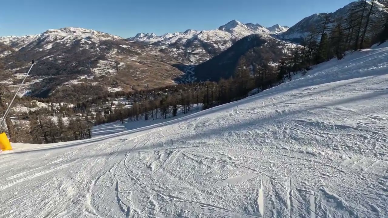 Montgenevre - Clavière | Bercia - 23 | Red run | Dec 2024
