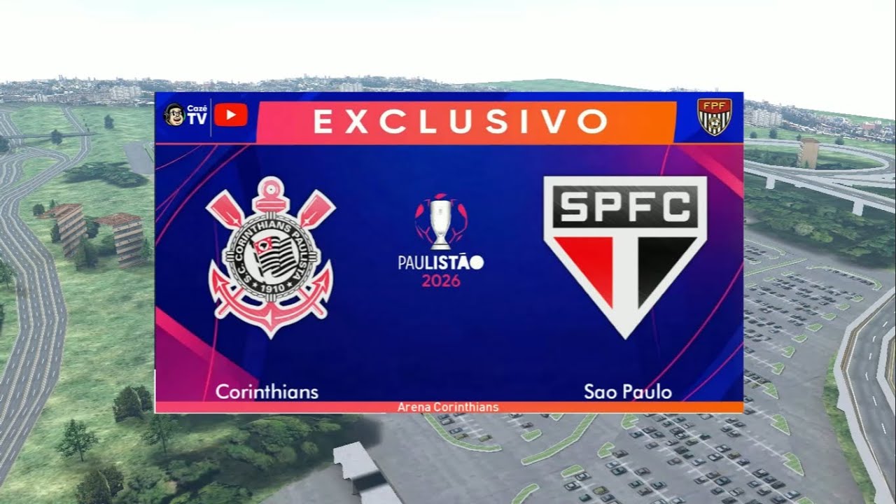 Corinthians x São Paulo - Rodada 3 - Paulistão 2026 - PES 2017