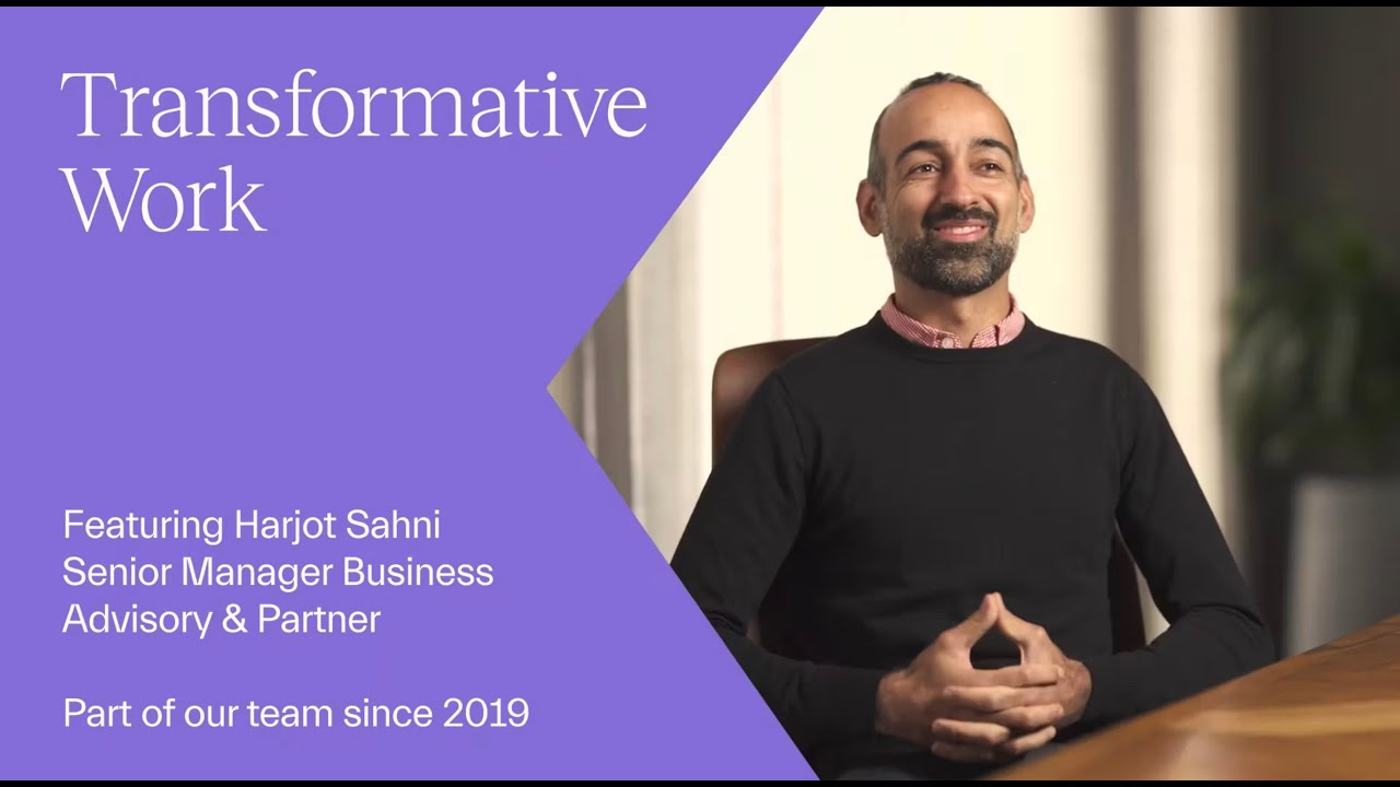 Kearney Group - Harjot Sahni talks Transformative Work