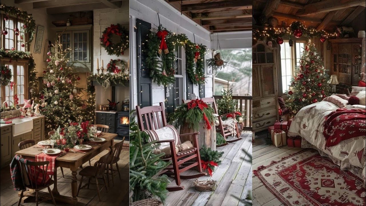 🎄HERITAGE FARMHOUSE CHRISTMAS HOME TOUR: Vintage Journey Through Time & Decor To Uplift Imagination