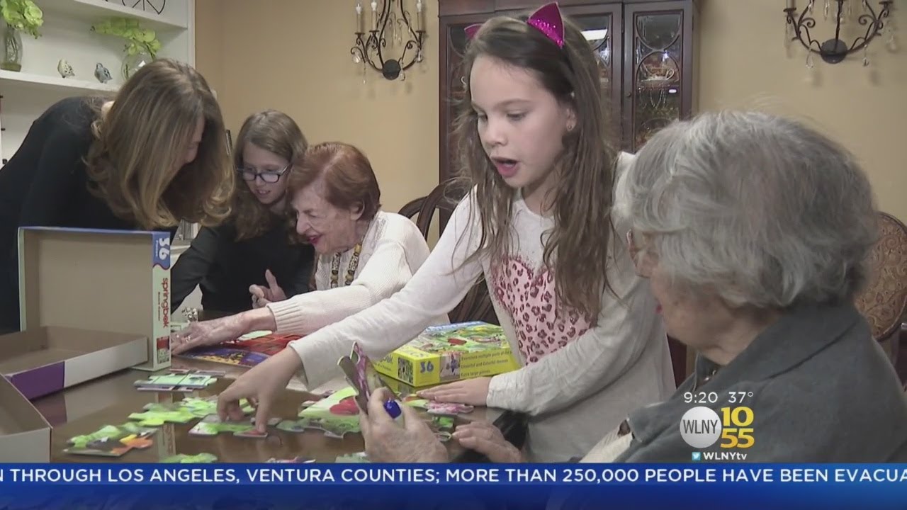 Girl, 11, Uses Puzzles To Help The Elderly Combat Alzheimer's