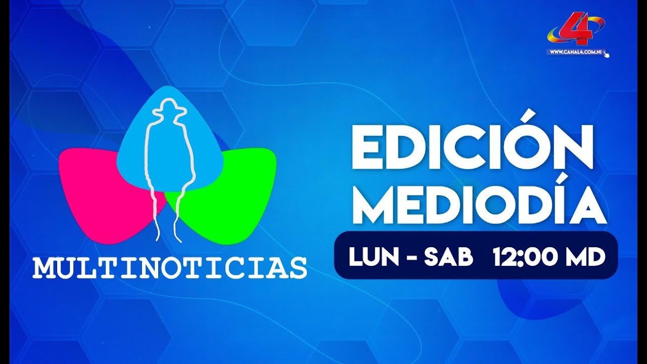 (EN VIVO) Noticias de Nicaragua - Multinoticias Edici&oacute;n Mediod&iacute;a,  7 de noviembre de 2025