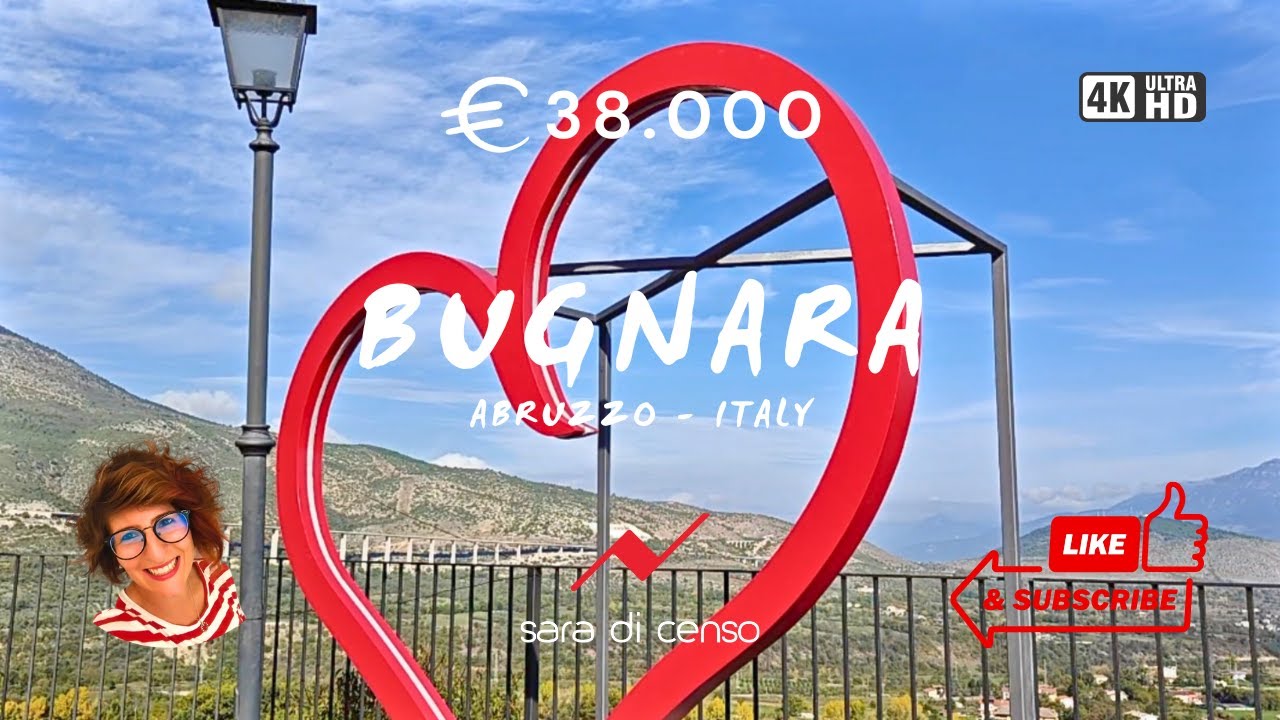 Spectacular VIEW from a TownHouse with a GARDEN in Bugnara | House Tour in Abruzzo