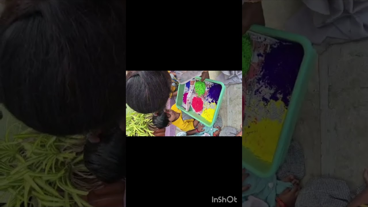 Ips play school celebrating  in our school Holi Festival 