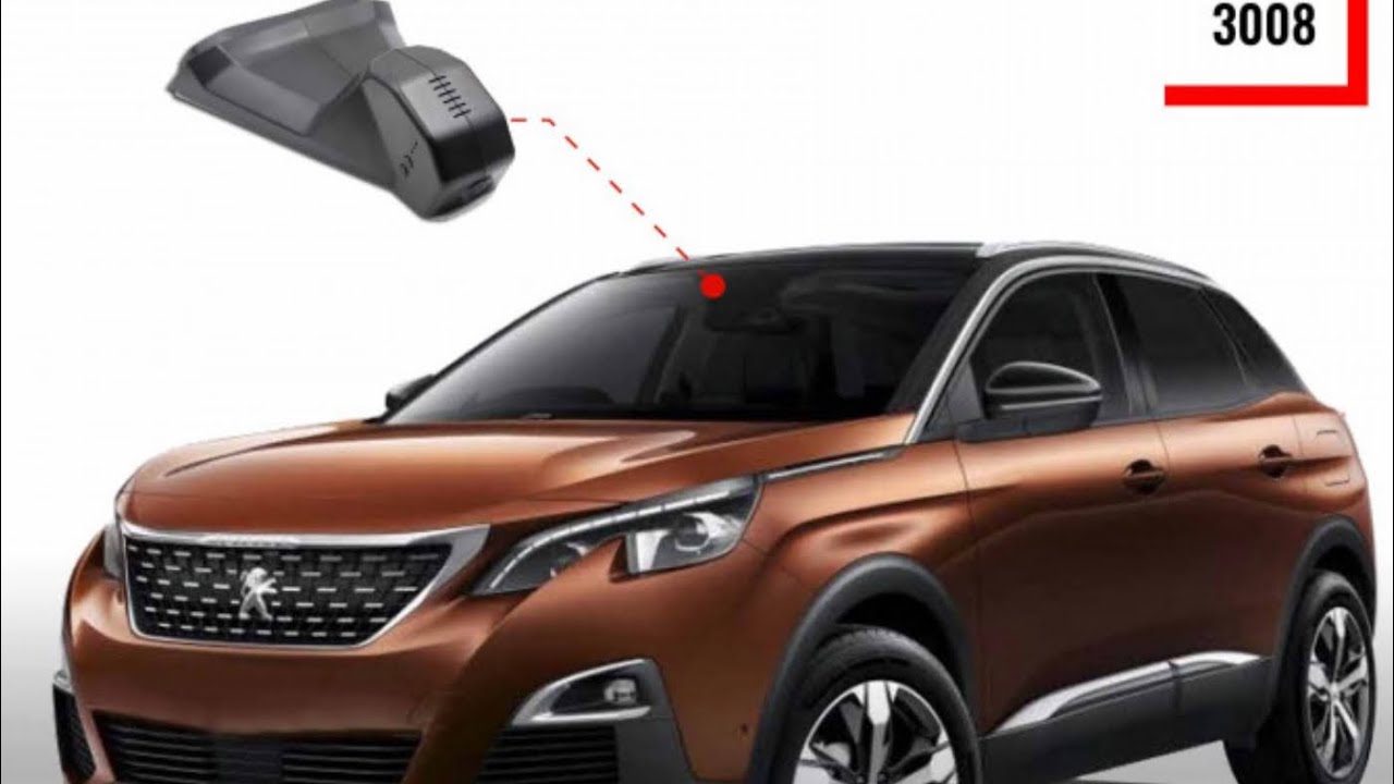 Dashcam avant quasi invisible - 3008 Peugeot (2017).