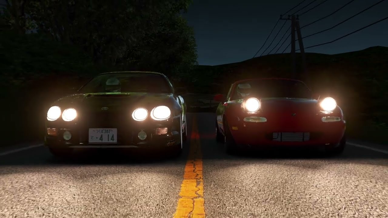 Assetto Corsa | mx5 vs celica Tsukuba Fruits