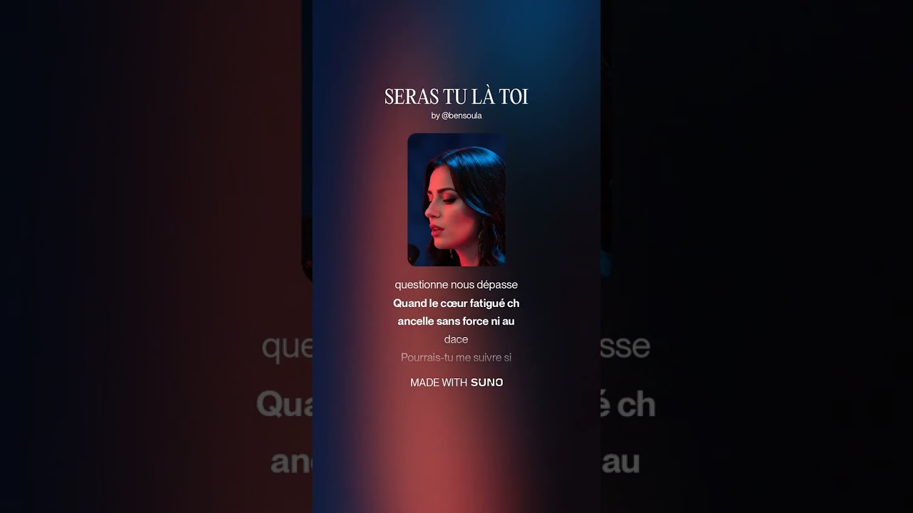 SERAS TU LÀ TOI🎤#francechansons #chansonsfrançaises #viralmelodys