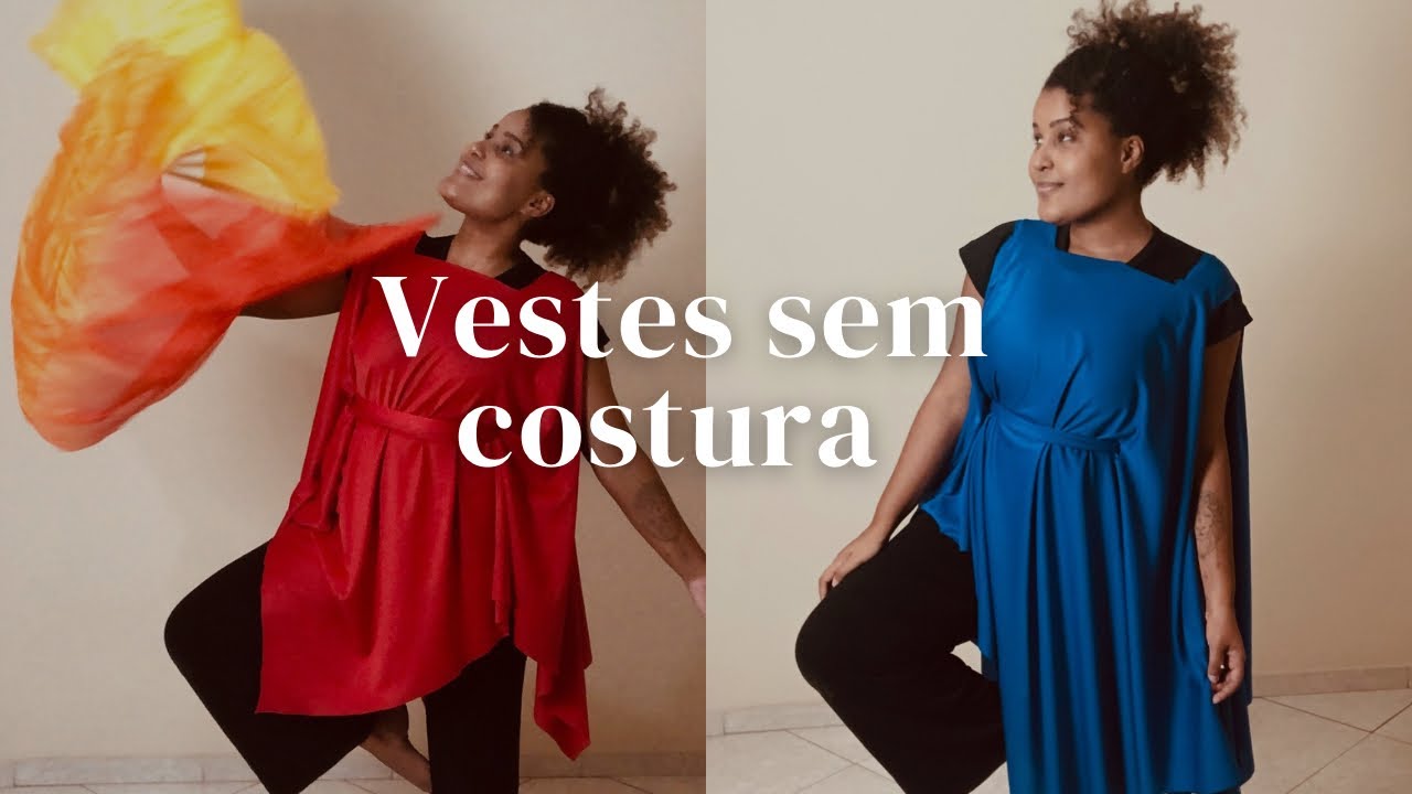 [Faça você mesmo] VESTIDO PARA DANÇA CRISTÃ FÁCIL - sem costura | Apê 302