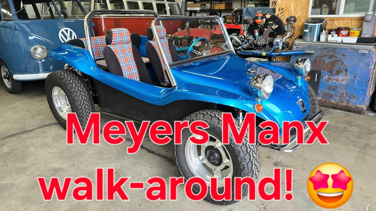 Walk-around of a newly-built Meyers Manx dune buggy with a 1776cc engine and lots of cool details!
