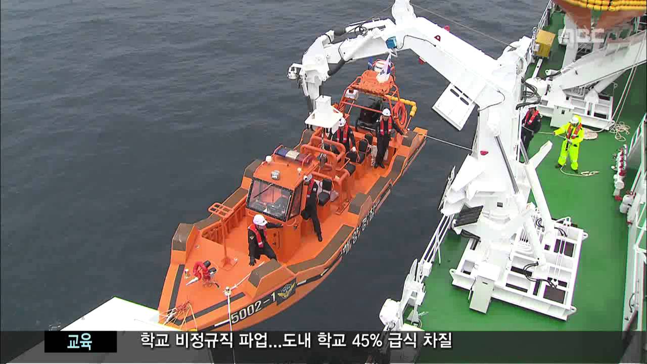 제주MBC 리포트 국내 최대 경비함정 이청호함 취역   이어도 지킨다 김항섭