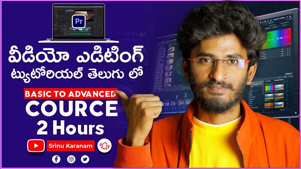 Advanced Video Editing Tutorial in Telugu 2025| SrinuKaranam | Garuda Academy