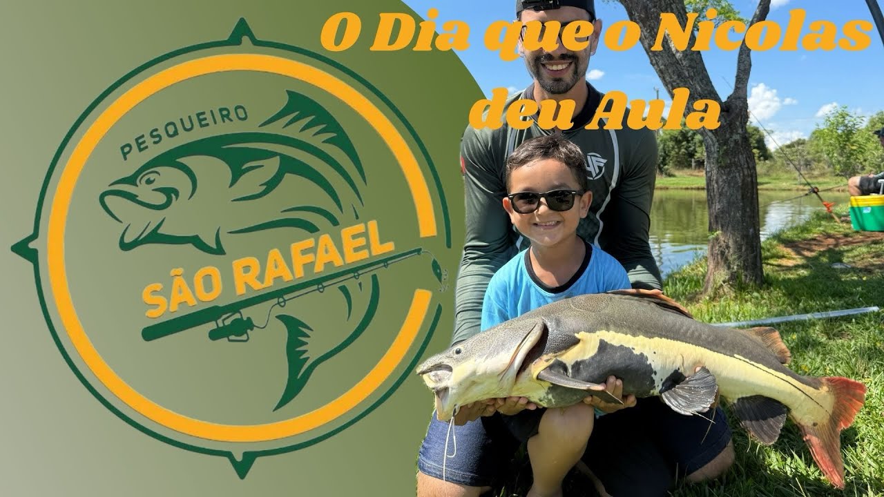 Uma das melhores pescarias no Pesqueiro São Rafael