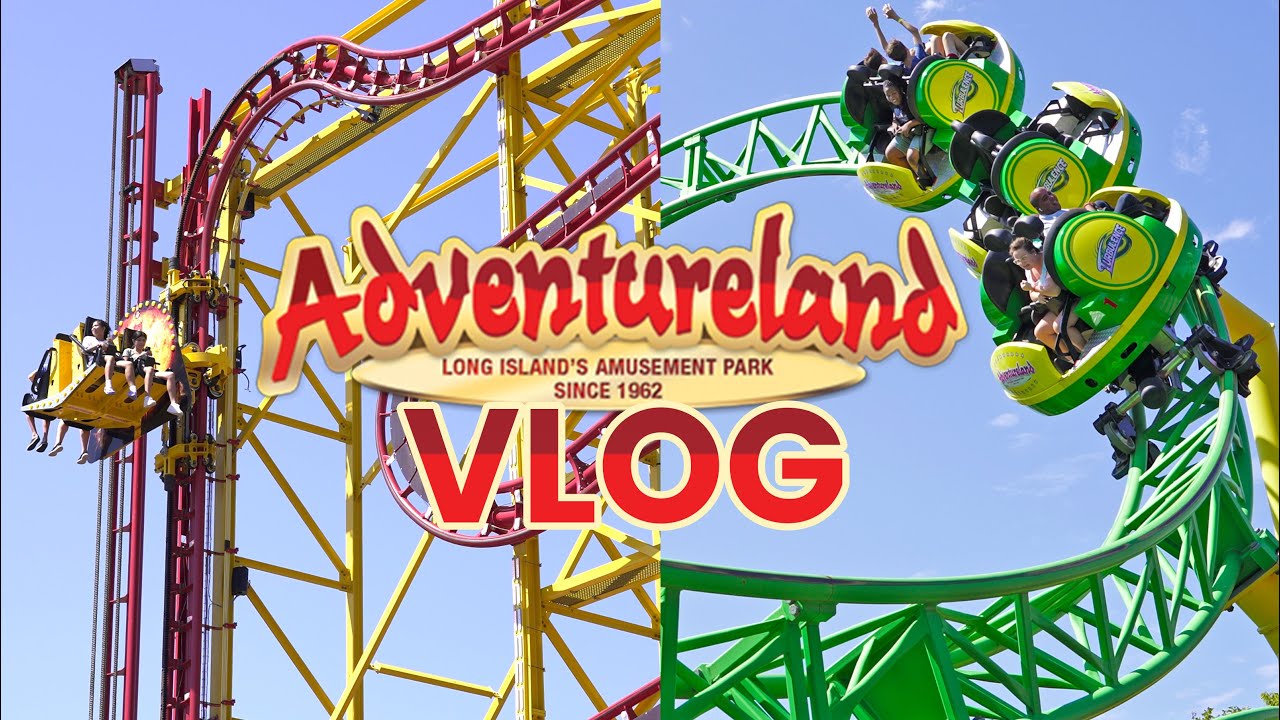 Our First Time at Adventureland on Long Island New York! All Rides & Roller Coasters