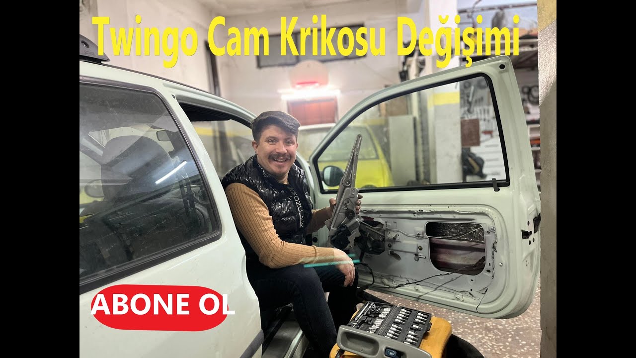Araç Cam Krikosu değişimi - #renault#twingo Cam Krikosu Nasıl değişir -