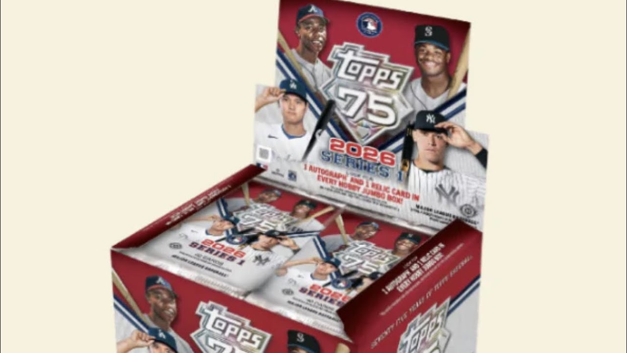 Opening a 2026 Topps Series 1 Jumbo Hobby Box! Can we get a big hit, Case Hit, SSP or Low Numbered?