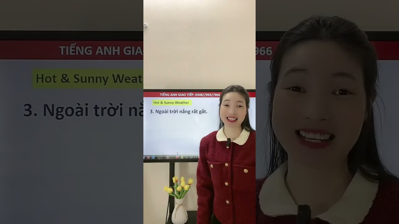 Ep.153 [Hot & Sunny Weather] – Nóng chảy mỡ, toát mồ hôi, ... mô tả thời tiết nóng bằng tiếng Anh!